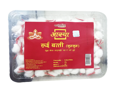 Aastha Cotton Wicks Kumkum 