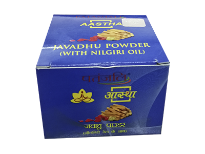 Aastha Javadhu Powder ( With Nilgiri Oil )