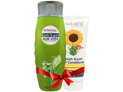 Patanjali Shampoo Conditioner Combo Hair Cleanser Aloe Vera