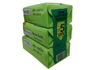 Patanjali Neem Kanti Body Soap(2+1) 450 gm - Buy Online