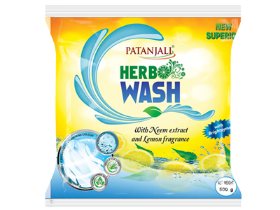 HERBO WASH DETERGENT POWDER- 500GM