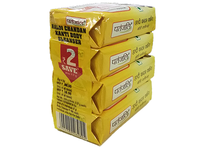 HALDI CHANDAN KANTI BODY CLEANSER-(4X1) 57 GM