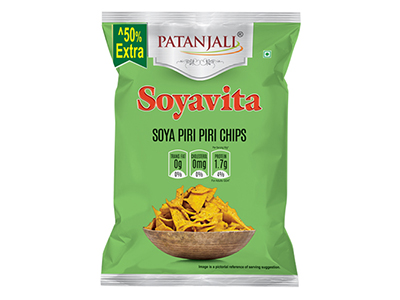 Patanjali Soyavita Soya Piri Piri Chips