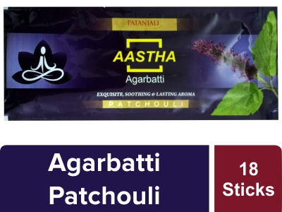 AASTHA AGARBATTI PATCHOULI - 18 STICK