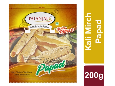 Patanjali Kali Mirch Papad