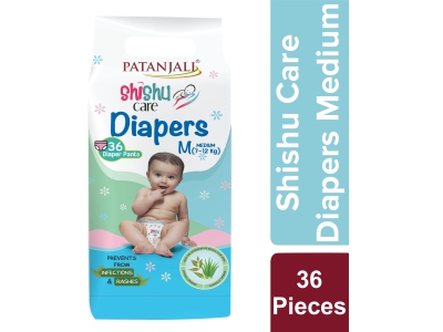 SHISHU CARE BABY DIAPER (MEDIUM-36)