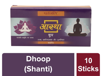 Aastha Shanti Dhoop -10 Stick