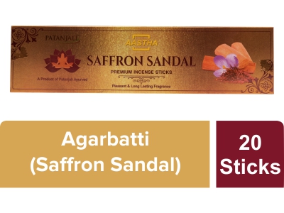 Aastha Premium Agarbatti Saffron Sandal