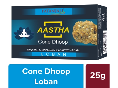 Aastha 25 Gm Cone Dhoop - Loban