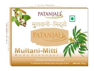 Patanjali Multani Mitti Body Cleanser, Natural Body Soap 75 g - Buy Online