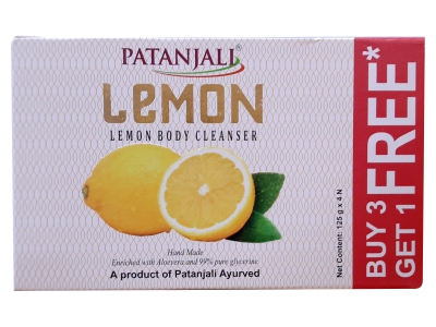 Patanjali Lemon Body Cleanser 125g C.o. B3G1 Free