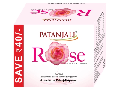 Patanjali Rose Body Cleanser 125g C.o. B3g1 Free