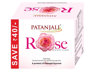 Patanjali Rose Body Cleanser 125g C.o. B3g1 Free