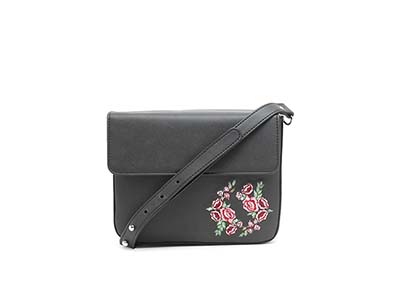 WOMEN BAG-EMBROIDERED-PU-PAWPBGPSGO184-5508-BLACK