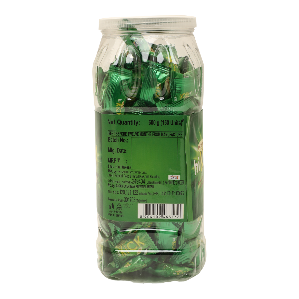 PATANJALI HIKICK CANDY KACHA AAM (JAR) 600 G Buy Online