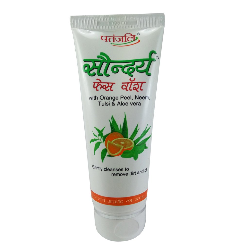 Patanjali Saundarya Herbal Face Wash 60 gm - Buy Online Patanjali Saundarya Herbal Face Wash 60 gm - Buy Online