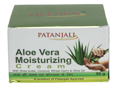 Patanjali Herbal Aloevera Moisturizing Cream 50 g- Buy Online