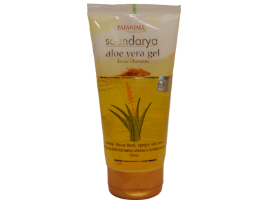Patanjali Saundarya Aloe Vera Gel Kesar Chandan 