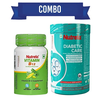 Combo-Diabetic Care (400 G) + Nutrela B12 capsule (30N)