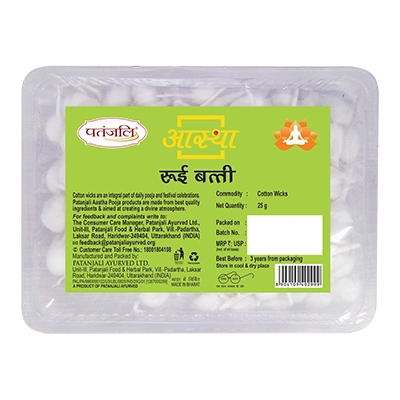 Aastha Cotton Wicks Plain