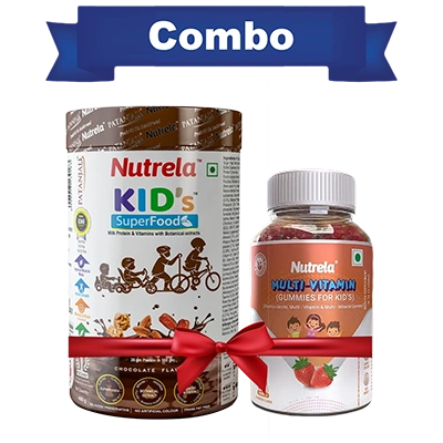 Combo Pat. Nutrela Kids Superfood + Kids Mult. Gummies (400G+30N)