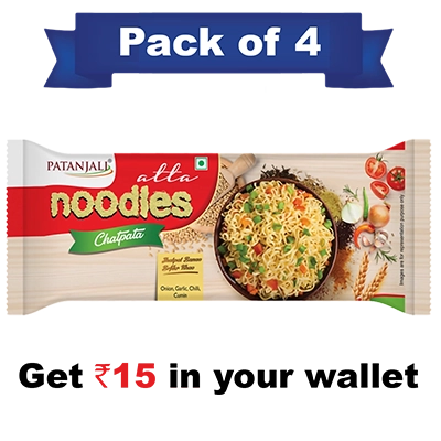 Pack of 4- Atta Noodles Chatpata 240 gm- Rs 15 Off