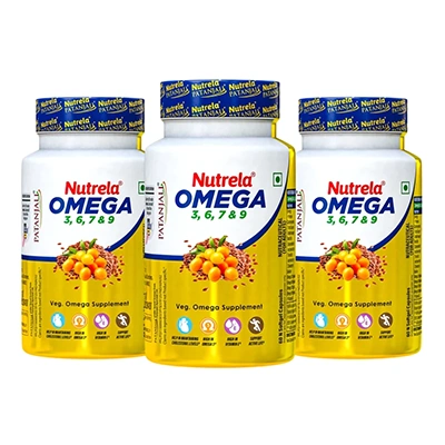 Patanjali Nutrela Organic Omega 3 6 7 & 9 (pack of 3)