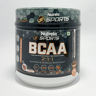 Patanjali Nutrela Sports BCAA Powder (Watermelon Flavour)