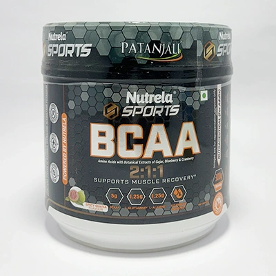 Patanjali Nutrela Sports BCAA Powder Spicy (Guava Flavour)
