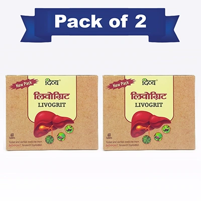 Combo Divya Livogrit 60 N (Pack of 2)