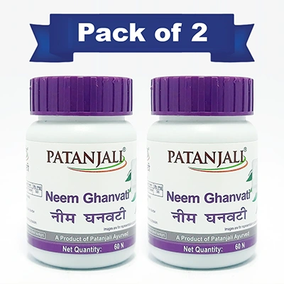Combo Neem Ghan Vati 60 Tab (Pack of 2)