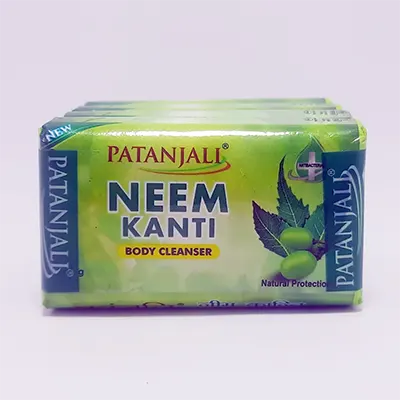 Patanjali Neem Kanti Body Cleanser (4x1) 45 Gm