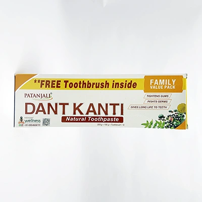 Patanjali Dant Kanti Natural Family Value Pack