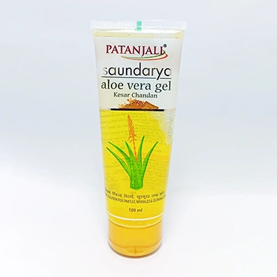 Patanjali Saundarya Aloe Vera Gel Kesar Chandan 