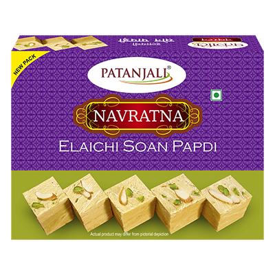Patanjali Navratna Elaichi Soan Papdi