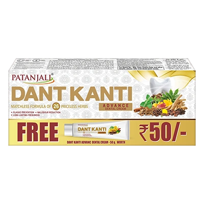 Dant Kanti Advanced 100 G Plus Free Dant Kanti Advanced 50 G