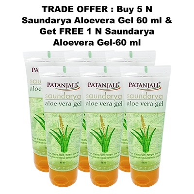 Saundarya Aloevera Gel 60ml (5+1)