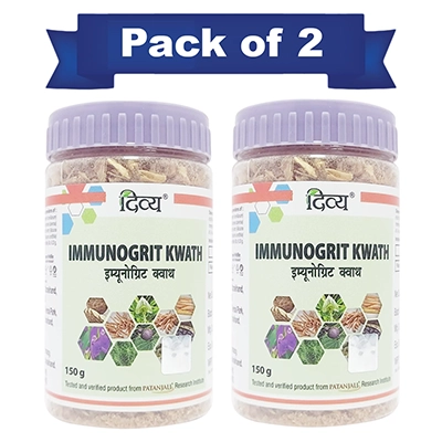 Combo Divya Immunogrit Kwath 150 G (Jar) (Pack of 2)