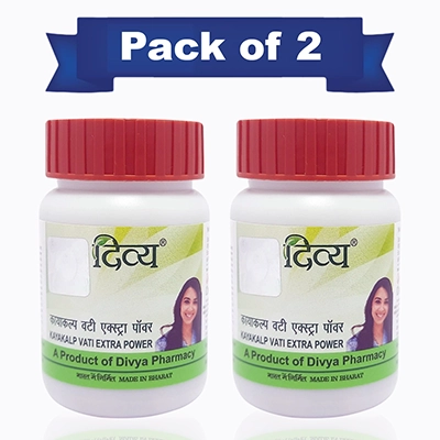 Combo Divya Kayakalp Vati Extra Power 160 Tab (Pack of 2)