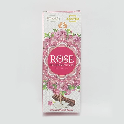 Aastha Dry Dhoop Sticks Rose -8 N