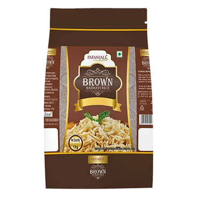 Patanjali Brown Basmati Rice Pouch