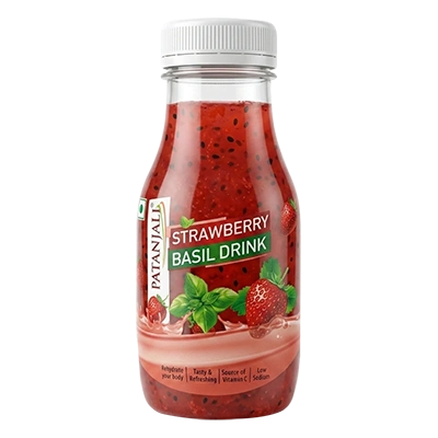 Patanjali Strawberry Basil Drink