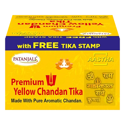 Aastha Yellow Chandan Tika