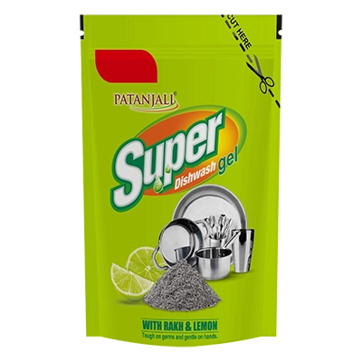 Patanjali Super Dish Wash Gel Rakh & Lemon 