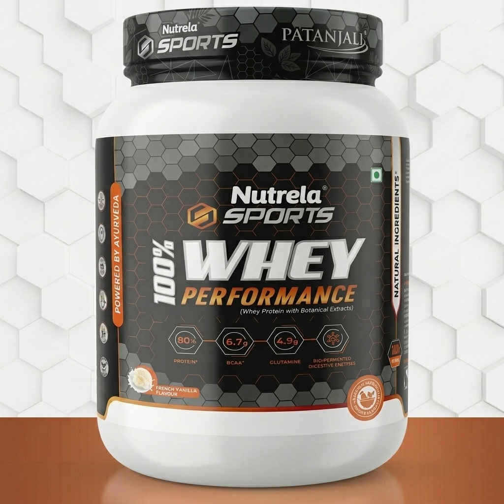 Patanjali Nutrela Sports Whey Performance (French vanilla)