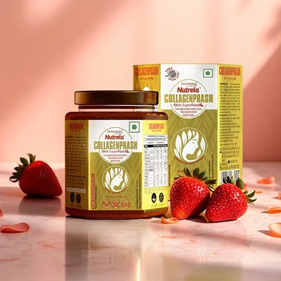 Patanjali Nutrela Collagenprash Skin Super Food Strawberry