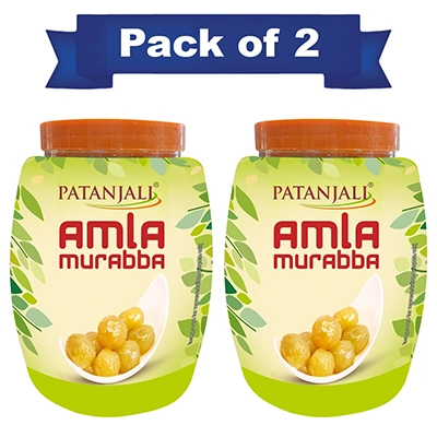 Combo- Patanjali Amla Murabba 1 Kg(Pack of 2) -Rs 60 Off