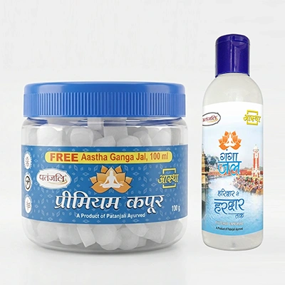Aastha Premium Camphor With Free Gangajal