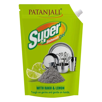 Patanjali Super Dish Wash Gel Rakh & Lemon 