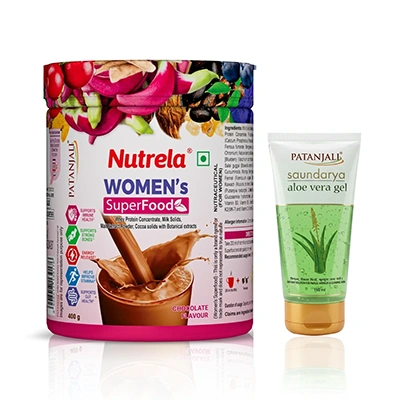 Patanjali Nutrela Women’s Superfood 400g with FREE Patanjali Aloe Vera Gel